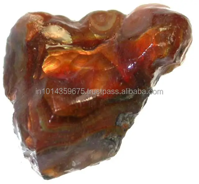 थोक कीमतों आग Agate रत्न किसी न किसी कच्चे सामग्री प्राकृतिक पत्थर