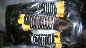 12A grado crudo sin procesar fábrica precio de venta al por mayor 100% cabello humano Remy virgen indio sin procesar CALIDAD DE ONDA profunda cabello Remy. - Product Image 5