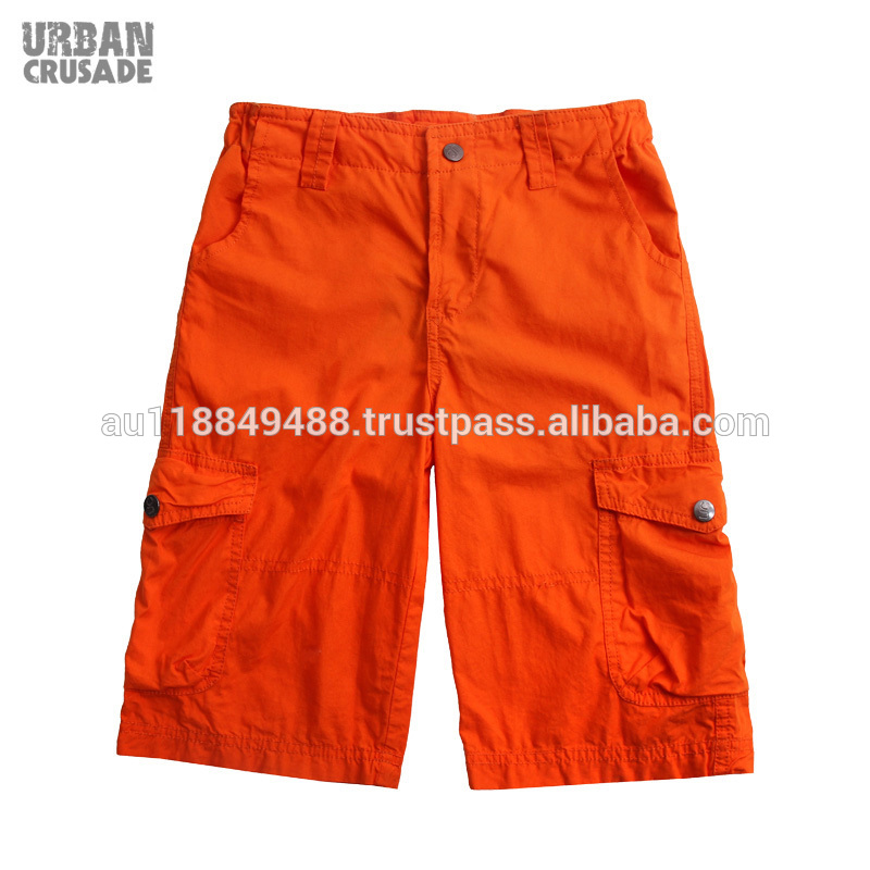 Высокое качество цвет увядает доказательство стильный боковой шов карманы бермуды шорты