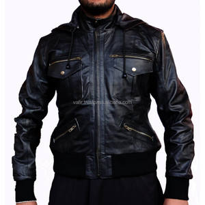 Chaqueta de Motociclista de Piel de Oveja Auténtica para Hombre, Servicio OEM Personalizable, Larga, Impermeable, Transpirable, Ecológica y de Secado Rápido - Product Image 1