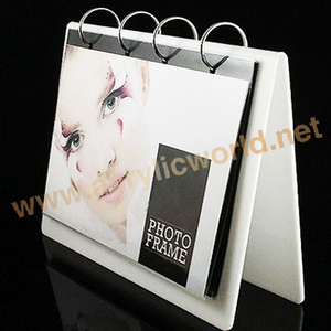 ผู้ถือป้ายปฏิทินคริลิค/ ผู้ถือปฏิทินสก์ท็อปอะคริลิ/ตารางคริลิยืนปฏิทินคริลิคภาพบล็อกกรอบ - Product Image 3