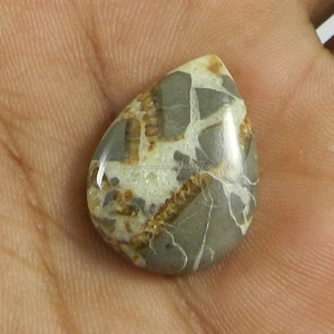 18*23mm Septarian jaspe 3,55 GMS Pera Cabujón piedra preciosa IG0274 - Product Image 3