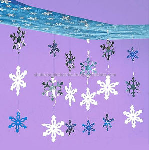 Fantasia Design in metallo natale <span class=keywords><strong>fiocco</strong></span> <span class=keywords><strong>di</strong></span> <span class=keywords><strong>neve</strong></span> decorazioni appese Multi colore Glitter <span class=keywords><strong>fiocco</strong></span> <span class=keywords><strong>di</strong></span> <span class=keywords><strong>neve</strong></span> decorazioni per la casa ornamenti - Product Image 1