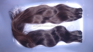 100% nueva onda sedosa y extensiones de cabello humano virgen indio rizado Remy máquina de trama de doble dibujado doble trama libre - Product Image 3