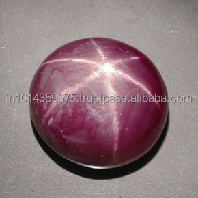 Lot de rubis naturels ronds cabochon, rubis étoilé non traité, pierres précieuses en vrac - Product Image 5