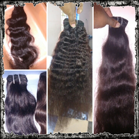 Extensions de cheveux bouclés 100% vierges Remy, meilleure couleur brun naturel, 200g, cheveux REMI, faible chute, provenant d'Inde