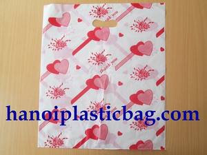 HDPE printed die cut shopping bag good price in Vietnam - Product Image 3
