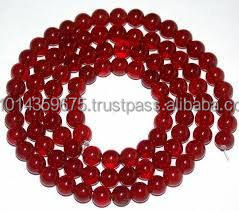 Perles d'onyx rouge naturel en gros cristaux de pierres précieuses de guérison fabriqués et fournis - Product Image 4