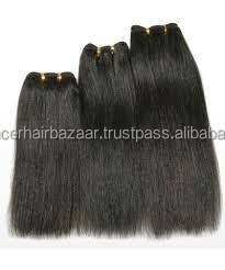 Extensions de cheveux indiens lisses et soyeux, qualité supérieure, cheveux vierges Remy, sans traitement chimique - Product Image 2