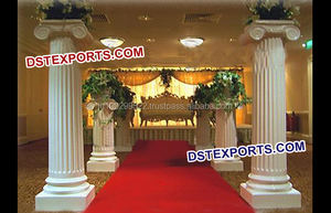 ใหม่แต่งงานคริสตัลเสาแต่งงานโลหะเสาคริสตัลแต่งงานทางเดินเสาตกแต่ง - Product Image 5