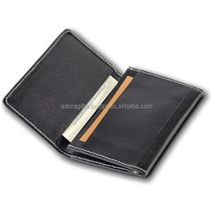 Portefeuille en cuir pour hommes avec porte-cartes de crédit Porte-cartes de visite - Product Image 1