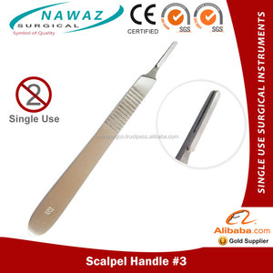 Poignée chirurgicale jetable BP poignée Scalpel poignée No-3 Instruments chirurgicaux à usage unique - Product Image 2