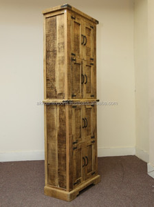 Armoire de rangement en bois de manguier massif <span class=keywords><strong>Vintage</strong></span> grand mobilier industriel maison moderne luxe salon chambre à coucher salle à manger ferme - Product Image 3