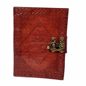 Canguro en relieve hecho a mano de cuero genuino diarios Vintage hecho a mano en relieve cuaderno y cuaderno de bocetos diarios páginas en blanco - Product Image 1