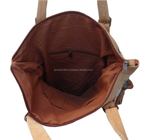 กระเป๋าผ้านวมลายทางสไตล์วินเทจแนวโบโฮ - Product Image 3