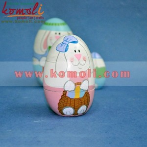 Huevo de Pascua Pintado a Mano, Muñecas Rusas de Madera Hechas a Mano, Matryoshka para Decoración Navideña y Regalo Coleccionable - Product Image 2