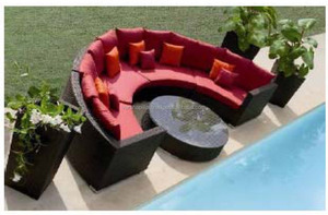 Rattan Outdoor Leisure <b>Sofa</b> <b>Set</b> - Product Image 1