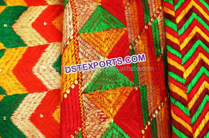 Bordados Phulkari Bagh para Punjabi decoración Punjabi Mehandi Theem decoraciones de la cultura Punjabi fabricante y exportador - Product Image 3