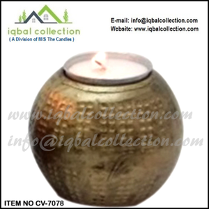 เชิงเทียนทองเหลืองสำหรับตกแต่งโต๊ะกลาง - Product Image 1