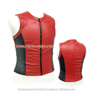 Hommes En Cuir Gilets - Product Image 2