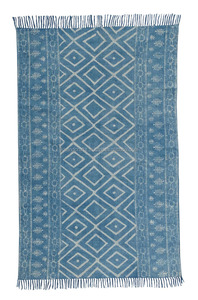 Venta al por mayor hecho a mano indio Indigo azul alfombras de área - Product Image 3