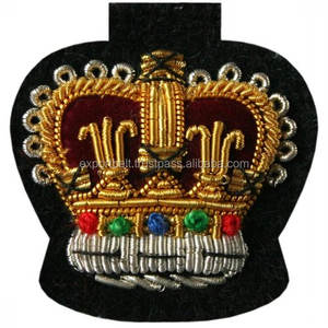 ตราสัญลักษณ์รูปแมวป่าแบบปักมือ 3 มิติ ประดับด้วยผ้าสักหลาด ปักด้วยด้ายทอง ไม่มีส่วนผสมของนิกเกิล ตกแต่งด้วยคริสตัล สำหรับงาน OEM ตามสั่ง - Product Image 3