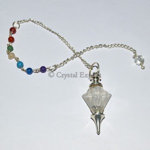 Pendule de cristal tétraédrique pour chakra - Product Image 1