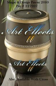 Urna crematoria de latón ecológica de lujo de estilo europeo con diseño personalizable Capacidad de 200/220 pulgadas cúbicas para entierro - Product Image 4