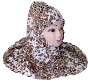Women's Printed Hijab Scarf Dupatta For Abaya Burkha