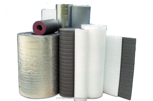 Tubo de Aislamiento Térmico de Espuma de Goma NBR |   Lámina de Aluminio Laminada, Resistente al Calor y al Moho |   Lámina y Rollo - Product Image 3