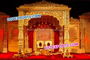 Boda Roman Mandap Boda Pilar romano Columna Mandap Boda hindú Mandap Australia Boda Escenario Decoración Australia - Product Image 4