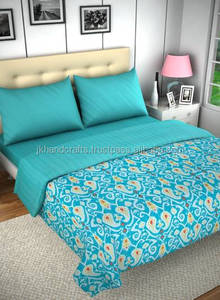 Cubrecama Ikat Kantha, Ropa de Cama de Algodón Ikat Kantha, Colcha - Product Image 3