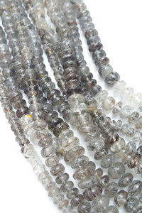 Rutilado Natural negro verdes cuentas bajo precio tamaño 4 mm a 7 mm - Product Image 3