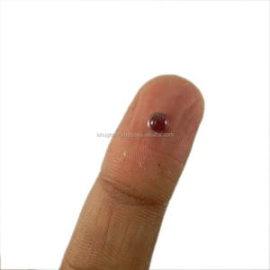 หินควอตซ์ทัวร์มาลีนสีชมพูธรรมชาติขนาด4.5มม. อัญมณีหลวม0.2ก้อนสำหรับทำเครื่องประดับสร้อยคอ - Product Image 1