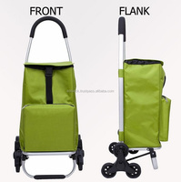 Chariot de courses pliable 2 roues, sac pour courses