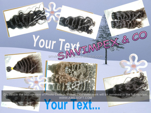 Extension de cheveux naturels Remy vague naturelle. Meilleure qualité remy meilleure qualité extension de cheveux de l'Inde - Product Image 3