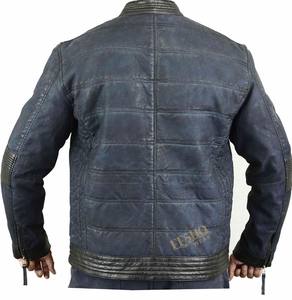 Abrigos Casuales de Moda Urbana para Hombre, de Cuero Genuino, Corte Entallado, Cuello Alto, Estilo Elegante, Suministro OEM de Alta Demanda - Product Image 3