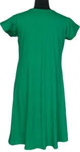 Vestido de maternidad con cuello en V y Media manga, busto plisado, tela de bambú de algodón Spandex orgánico para ocasiones laborales, número de modelo de pedido - Product Image 2