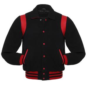 red black varsity jacket