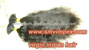 La cutícula alaigned cabello Remy RAW cabello humano a granel templo del sur de la India. Cabello humano natural a granel sin procesar de La India. - Product Image 4