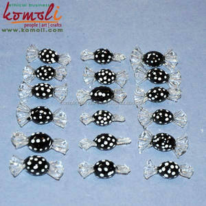 Caramelo de cristal de murano colorido hecho a mano, decoración para el hogar, caramelo de toffee decorativo - Product Image 4