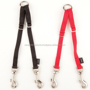 Collier de luxe réglable pour chiens de taille moyenne et grande, en laiton avec double mousqueton, rivet d'entraînement essentiel - Product Image 1