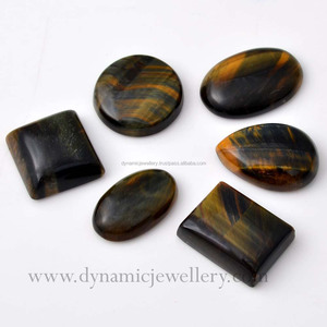 พลอยตาเสือดำธรรมชาติรูปทรงอิสระ น้ำหนัก 5-20 กรัม ขนาด 10-50 มม. - Product Image 1