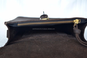 Sacs à bandoulière vintage en cuir véritable pour femmes avec bandoulière réglable sacs à bandoulière pour vélo - Product Image 6