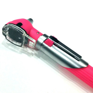 Mini Heini Design Fiber Optic Pink Otoscope Stainless Steel Manual <b>Power</b> Source Instrument Set for ENT Diagnostic - Product Image 4