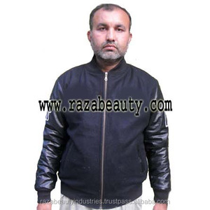 เสื้อแจ็กเก็ตเบสบอลผ้ากำมะหยี่ขนแกะสำหรับผู้ชายเสื้อแจ็กเก็ตเบสบอลสไตล์วินเทจผ้ากำมะหยี่ปักโลโก้ได้ตามต้องการแขนหนังระบายอากาศได้ดีไซส์ใหญ่พิเศษ - Product Image 5