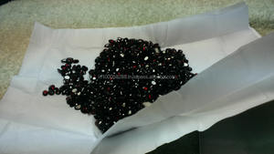 Gemas Sueltas de Granate Rojo Oscuro Almandina Natural de Alta Calidad, Grado AAA, Forma Ovalada, Tamaño 6x4mm, con Juego de Color para Joyería - Product Image 4