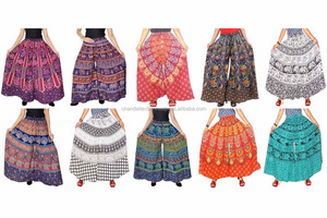 กางเกงผ้าฝ้ายพิมพ์ลายช้างอินเดีย,กางเกงฮาเรมสไตล์ชนเผ่าทรงกว้างสไตล์ฮิปปี้ฮิปปี้ฮิปปี้กางเกงฮิปปี้ทรงวัง - Product Image 4