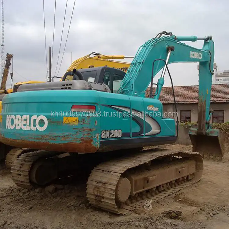 ใช้ Kobelco SK200 Crawler Excavator สำหรับขาย
