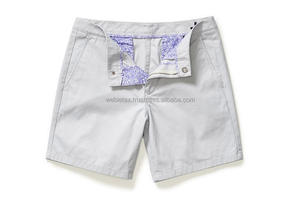 Short en sergé Chino Cargo de haute qualité pour hommes séchage rapide respirant Denim solide taille basse fermeture éclair braguette Style japonais anti-rides - Product Image 5